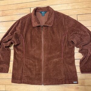 SOLD! SOLD! Woolrich Full-Zip Corduroy Women's Kinsdale Jacket In Russet 2291 XL